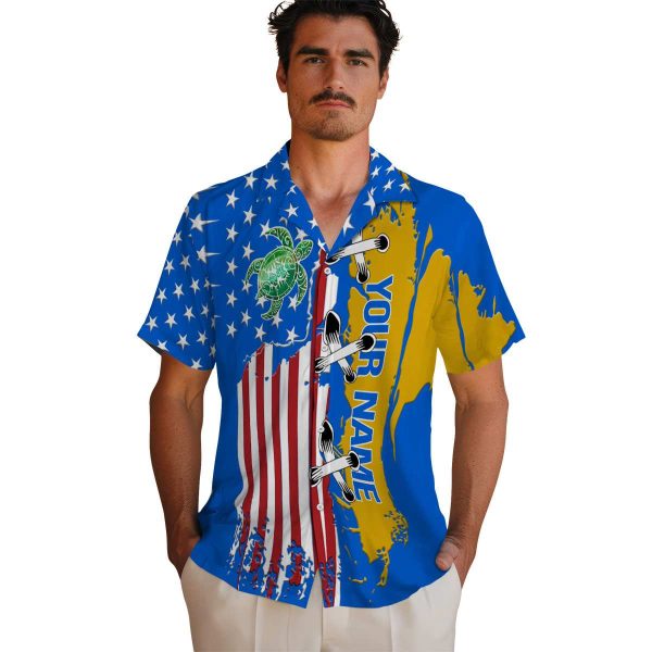 Personalized Tribal Stitched Flag Hawaiian Shirt High quality