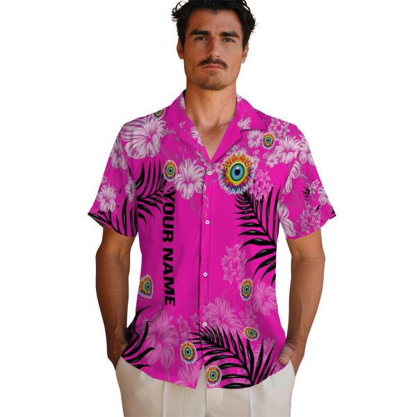 Personalized Trippy Hibiscus Print Hawaiian Shirt High quality