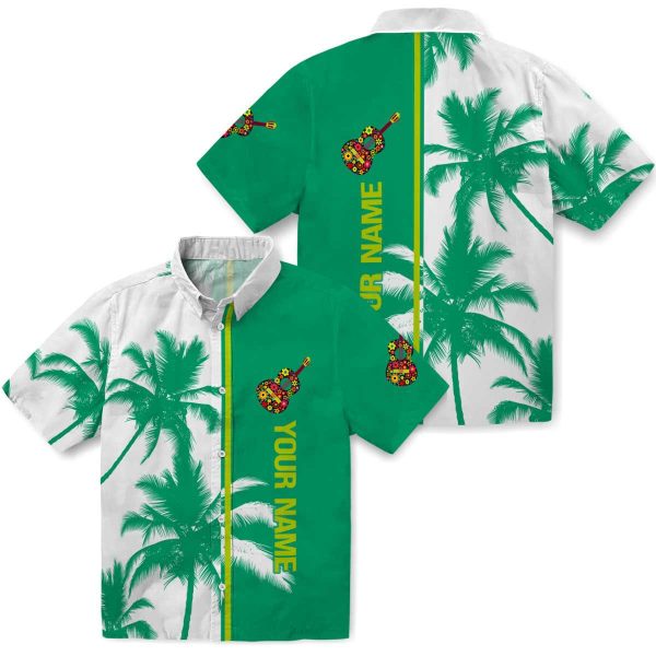 Personalized Ukulele Palm Trees Hawaiian Shirt Latest Model