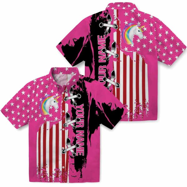 Personalized Unicorn Stitched Flag Hawaiian Shirt Latest Model