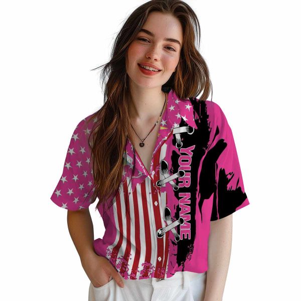 Personalized Unicorn Stitched Flag Hawaiian Shirt Trendy