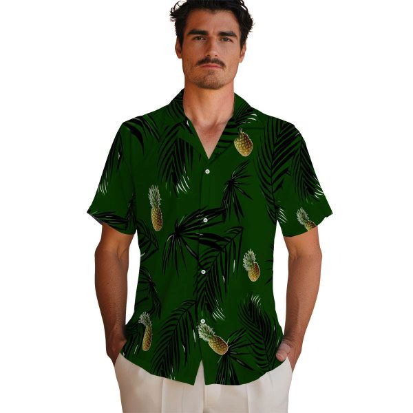 Pineapple Palm Leaf Hawaiian Shirt High quality