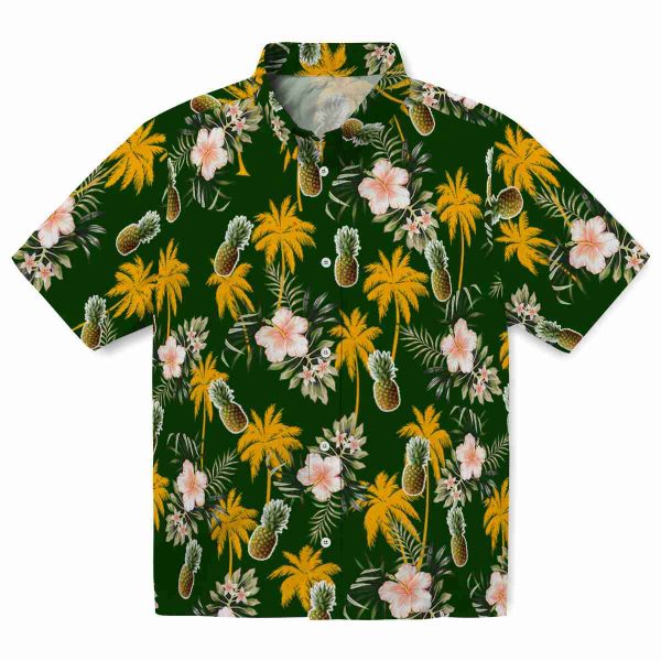 Pineapple Palm Tree Flower Hawaiian Shirt Best selling