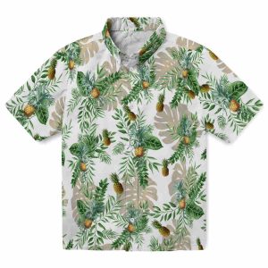 Pineapple Tropical Leaves Hawaiian Shirt Best selling