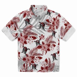 Pirate Hibiscus Palm Leaves Hawaiian Shirt Best selling