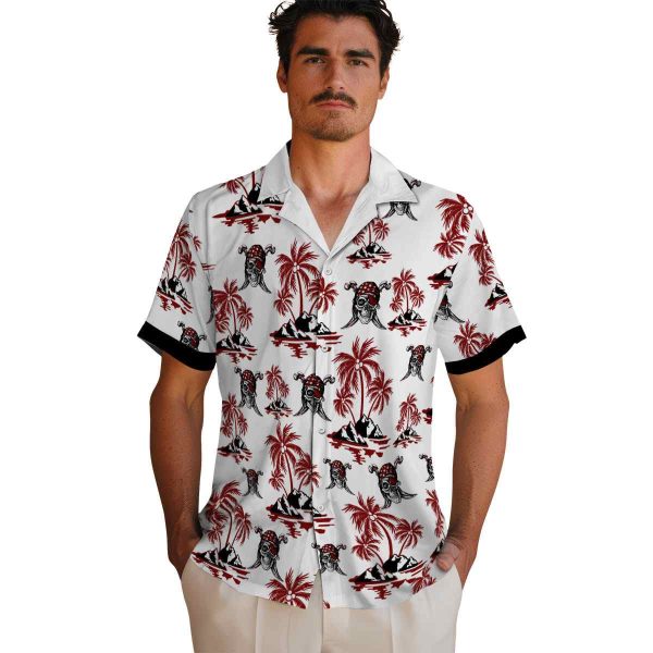 Pirate Palm Island Print Hawaiian Shirt High quality