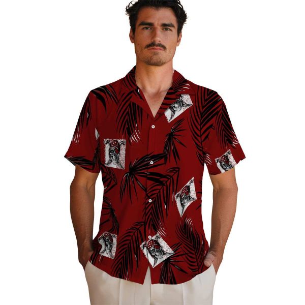 Pirate Palm Leaf Hawaiian Shirt High quality