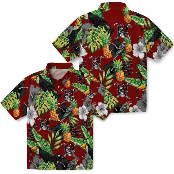 Pirate Toucan Hibiscus Pineapple Hawaiian Shirt Latest Model