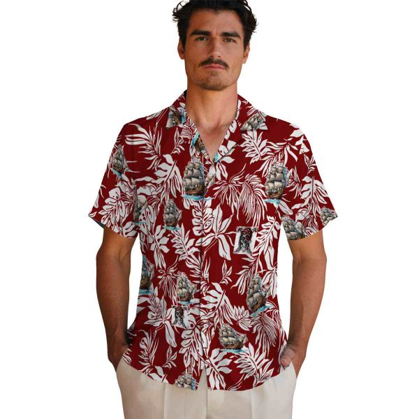 Pirate Tropical Leaf Hawaiian Shirt High quality