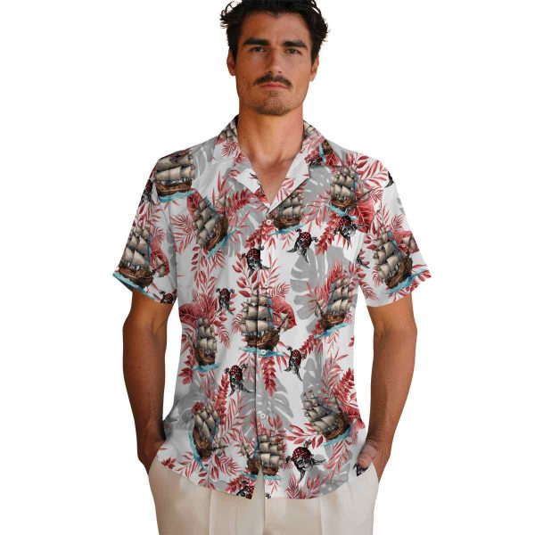 Pirate Tropical Leaves Hawaiian Shirt High quality 1