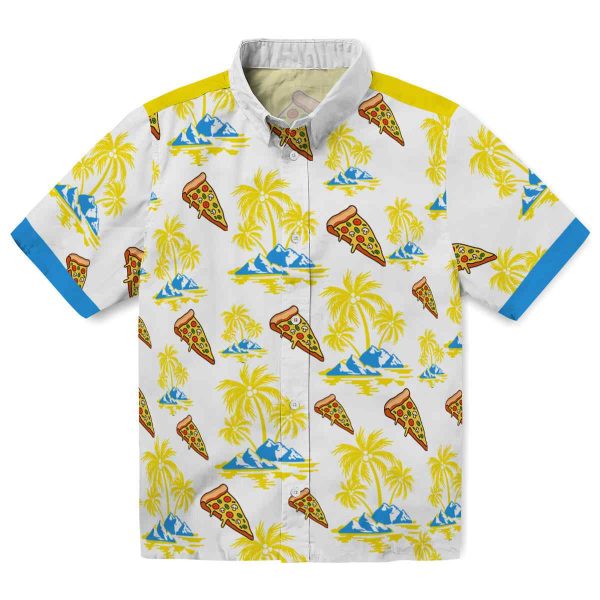 Pizza Palm Island Print Hawaiian Shirt Best selling