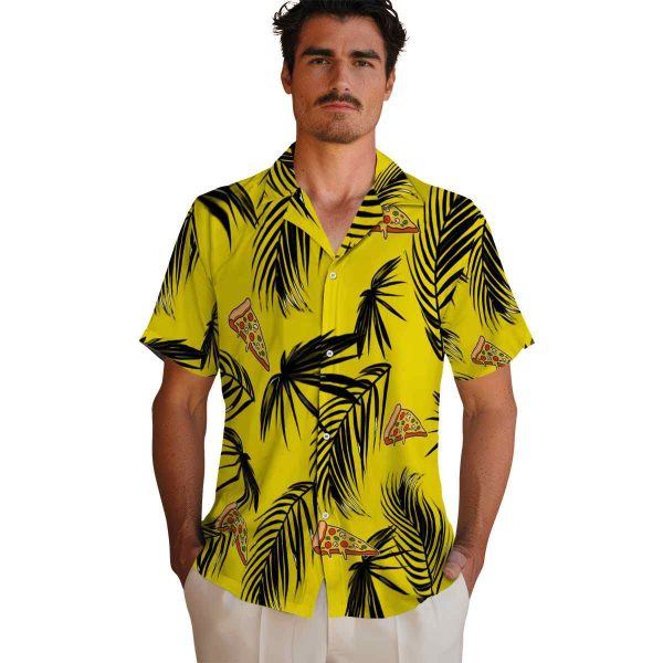 Pizza Palm Leaf Hawaiian Shirt High quality