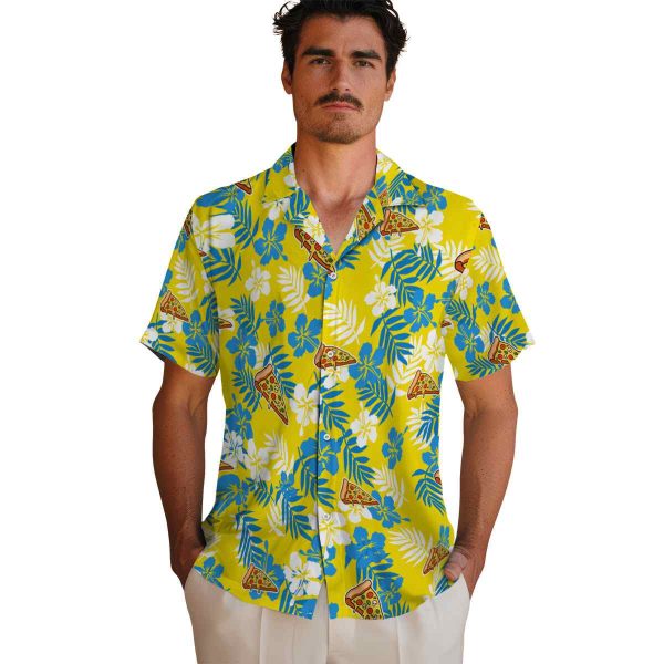 Pizza Tropical Floral Hawaiian Shirt High quality