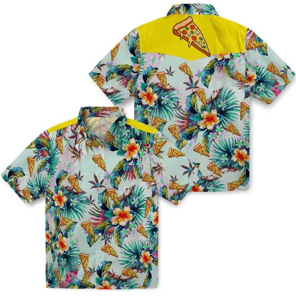 Pizza Tropical Foliage Hawaiian Shirt Latest Model