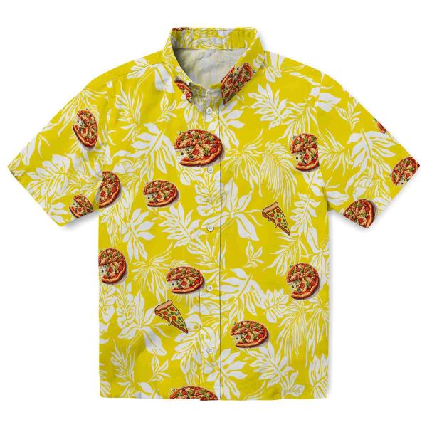 Pizza Tropical Leaf Hawaiian Shirt Best selling