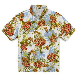 Pizza Tropical Leaves Hawaiian Shirt Best selling