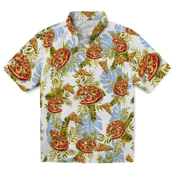 Pizza Tropical Leaves Hawaiian Shirt Best selling