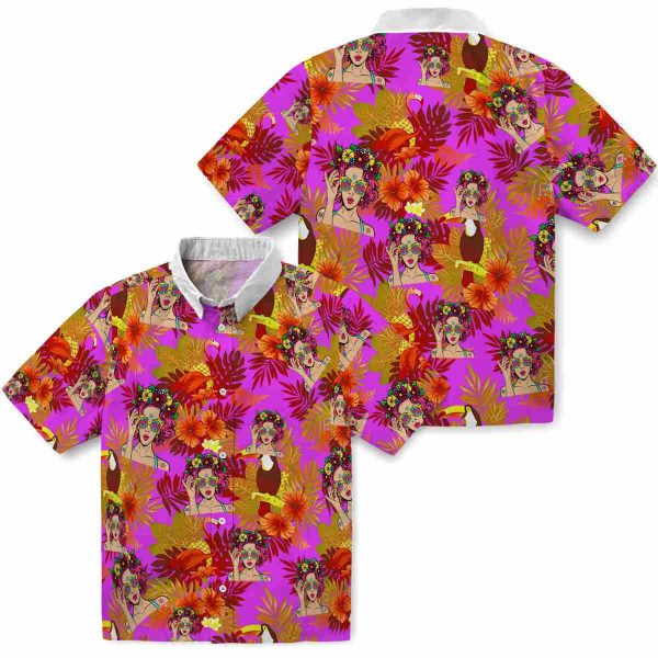 Pop Floral Toucan Hawaiian Shirt Latest Model