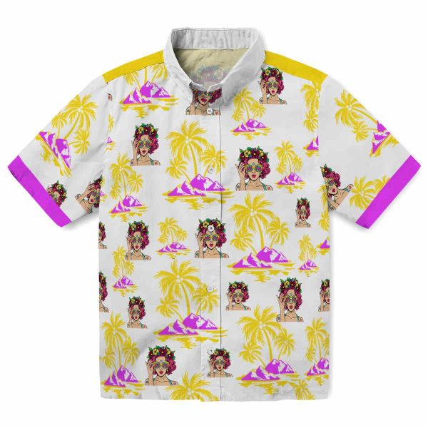 Pop Palm Island Print Hawaiian Shirt Best selling