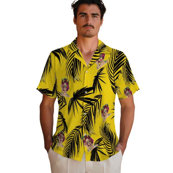 Pop Palm Leaf Hawaiian Shirt High quality