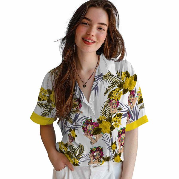 Pop Patriotic Hibiscus Design Hawaiian Shirt Trendy