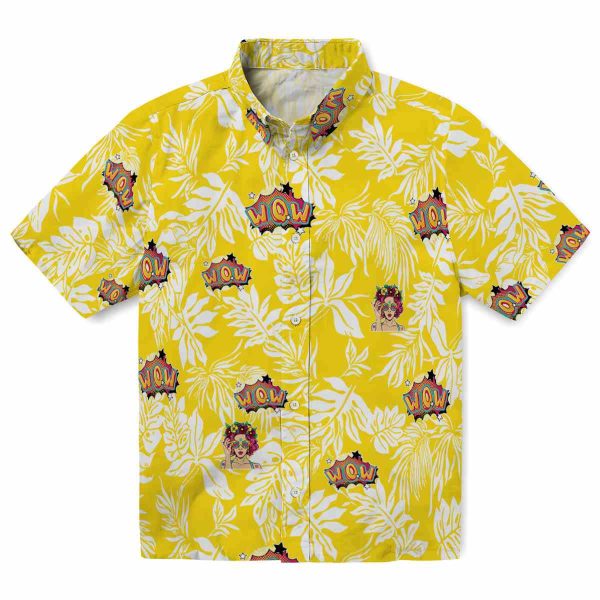 Pop Tropical Leaf Hawaiian Shirt Best selling