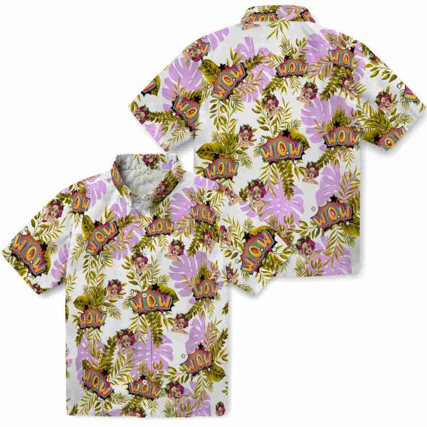 Pop Tropical Leaves Hawaiian Shirt Latest Model