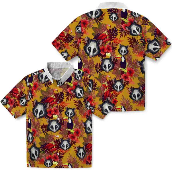 Possum Floral Toucan Hawaiian Shirt Latest Model 1