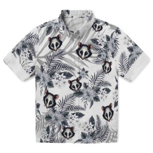 Possum Hibiscus Palm Leaves Hawaiian Shirt Best selling