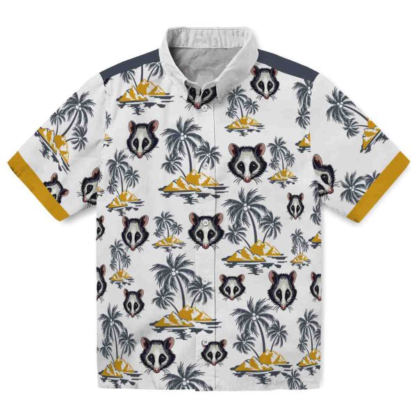 Possum Palm Island Print Hawaiian Shirt Best selling