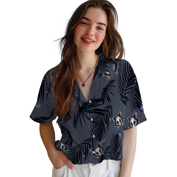 Possum Palm Leaf Hawaiian Shirt Trendy