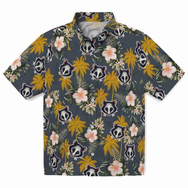 Possum Palm Tree Flower Hawaiian Shirt Best selling