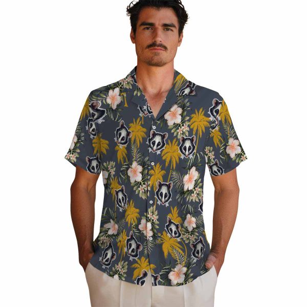 Possum Palm Tree Flower Hawaiian Shirt High quality