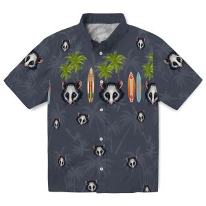 Possum Surfboard Palm Hawaiian Shirt Best selling