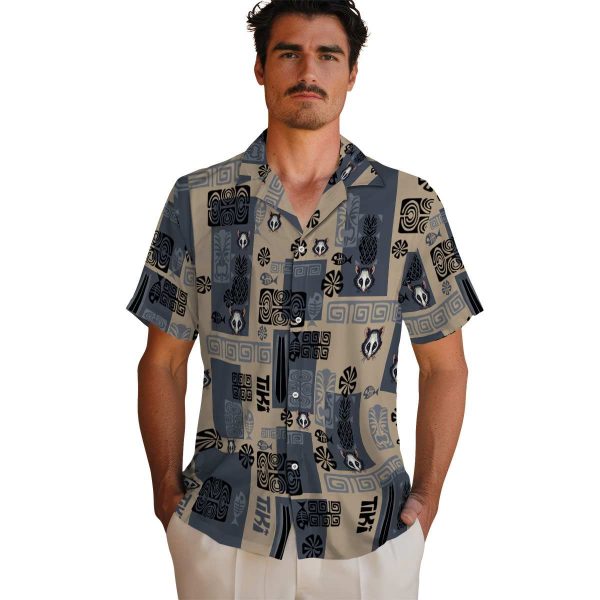 Possum Tribal Symbols Hawaiian Shirt High quality