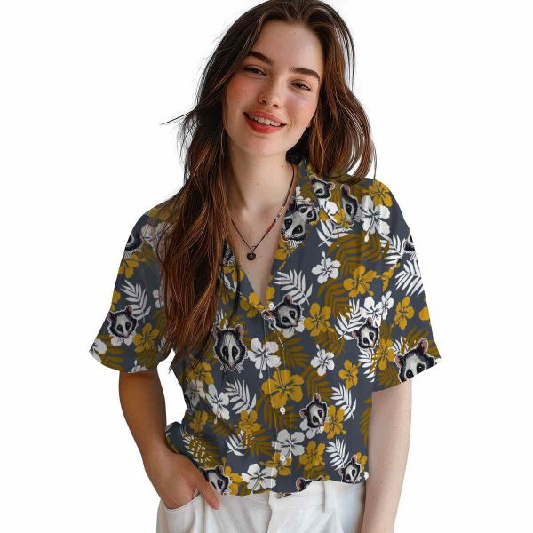 Possum Tropical Floral Hawaiian Shirt Trendy