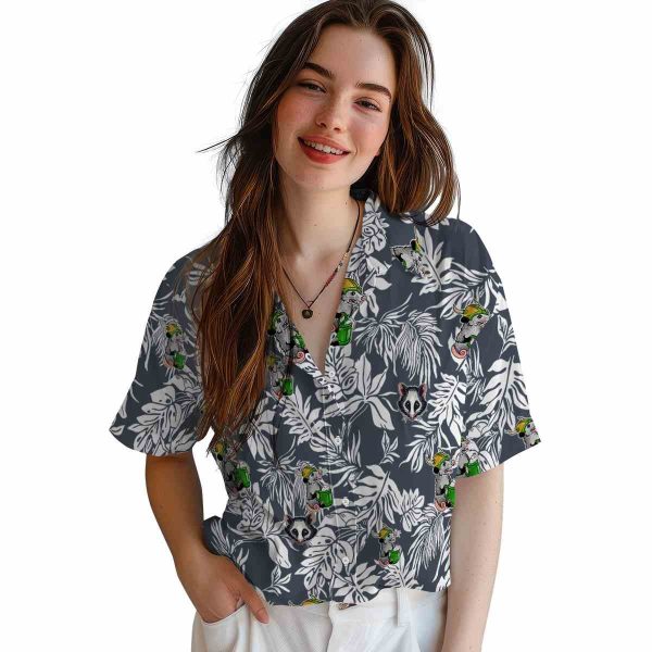 Possum Tropical Leaf Hawaiian Shirt Trendy