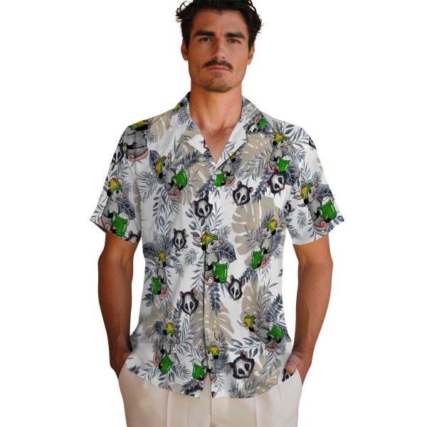 Possum Tropical Leaves Hawaiian Shirt High quality