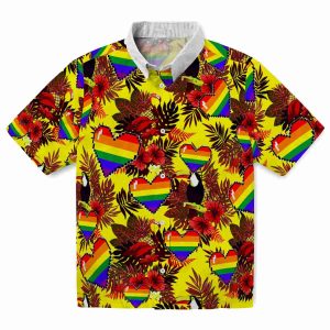 Pride Floral Toucan Hawaiian Shirt Best selling