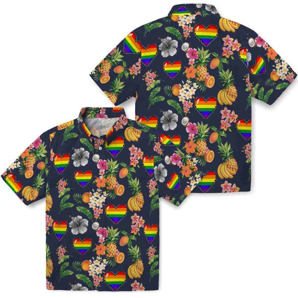 Pride Hibiscus And Fruit Hawaiian Shirt Latest Model