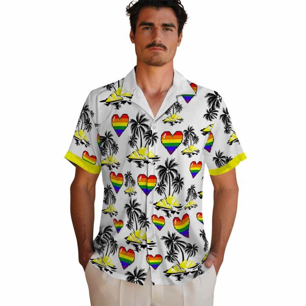 Pride Palm Island Print Hawaiian Shirt High quality 1