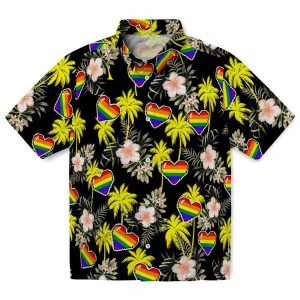 Pride Palm Tree Flower Hawaiian Shirt Best selling