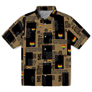 Pride Tribal Symbols Hawaiian Shirt Best selling