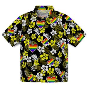 Pride Tropical Floral Hawaiian Shirt Best selling