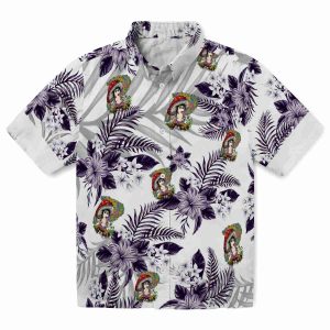 Psychedelic Hibiscus Palm Leaves Hawaiian Shirt Best selling