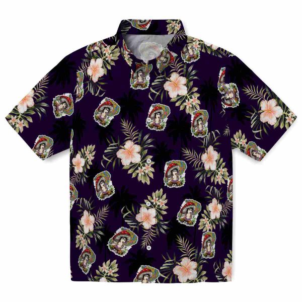 Psychedelic Palm Tree Flower Hawaiian Shirt Best selling