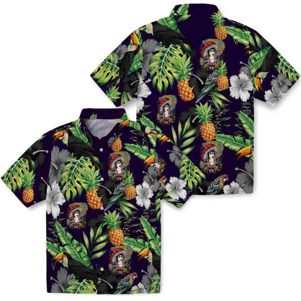 Psychedelic Toucan Hibiscus Pineapple Hawaiian Shirt Latest Model