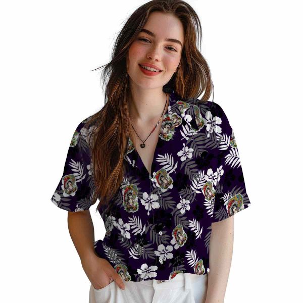 Psychedelic Tropical Floral Hawaiian Shirt Trendy