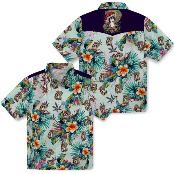 Psychedelic Tropical Foliage Hawaiian Shirt Latest Model 1