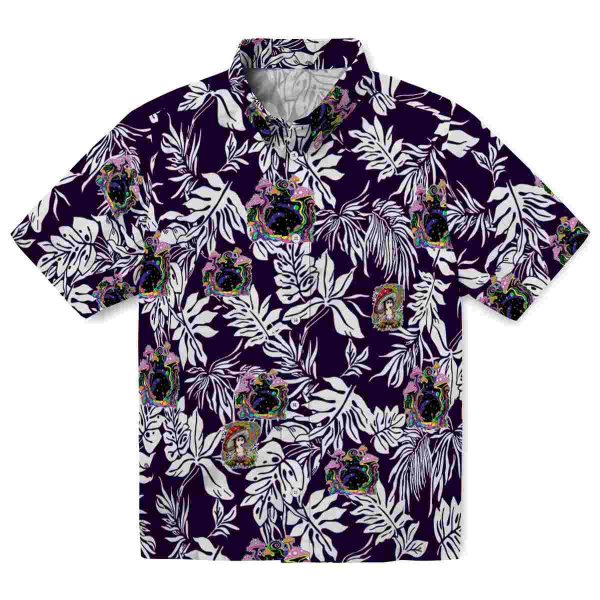 Psychedelic Tropical Leaf Hawaiian Shirt Best selling